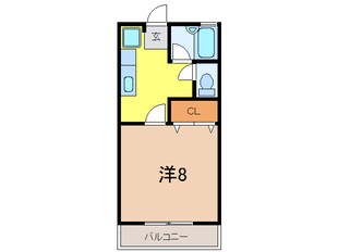 コーポ山喜の物件間取画像